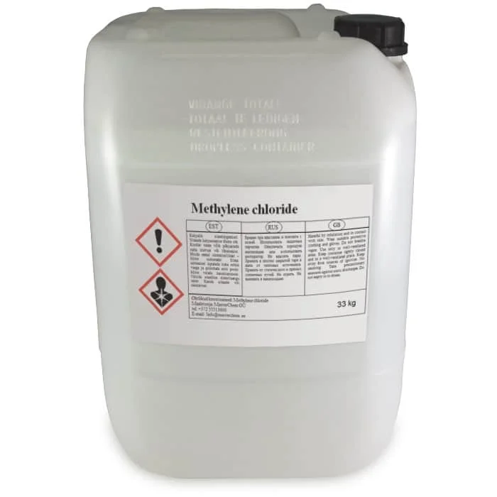 Illustrative Methylene Chloride container