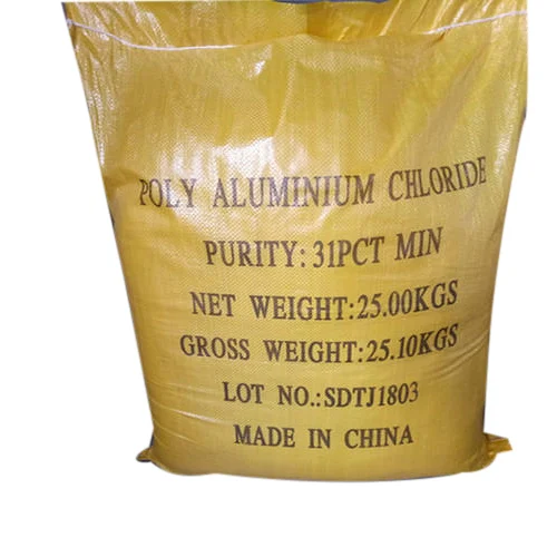 Illustrative Poly Aluminium Chloride 31 percent 25 kg bag