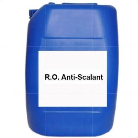 Illustrative blue RO Antiscalant industrial drum